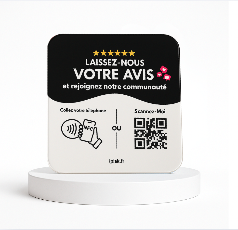 Iplak multi-liens (NFC & QR CODE)