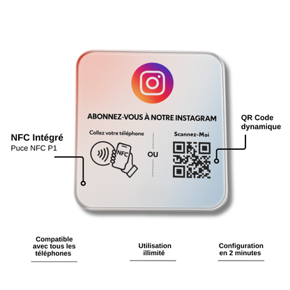 Iplak Instagram (NFC & QR CODE)