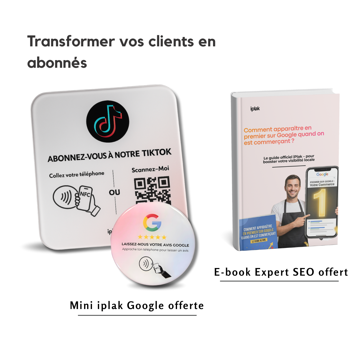 Iplak TikTok (NFC & QR CODE)